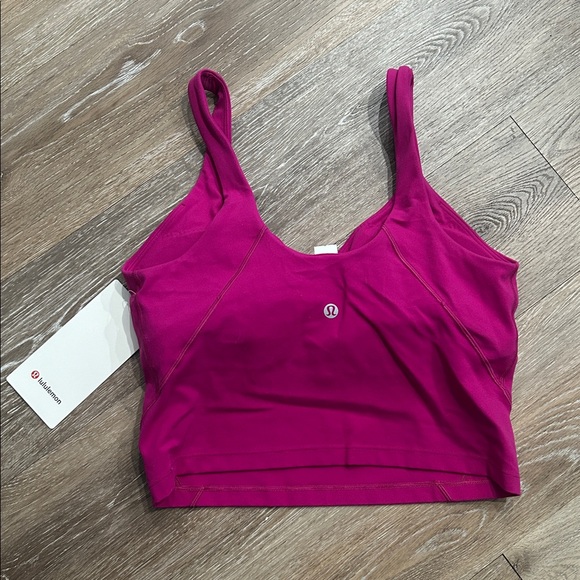 New Lululemon Women's Pink Sports Bra - Picture 2 of 2